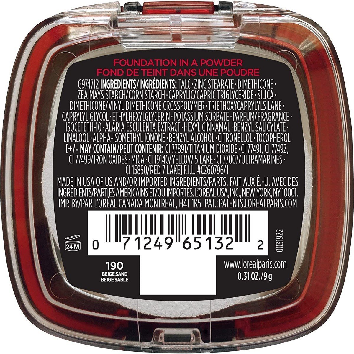 L'oreal Paris Base Polvo Maquillaje Infallible Fresh Wear 24 - Image 16