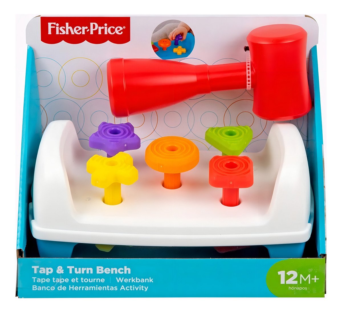 Fisher-price Banco De Grifo Y Giro, Estimulacion, Doble Cara - Image 3