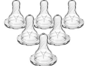 Dr Browns Tetina Mamila Estándar Corte Y 9 Meses 6und