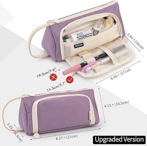 Easthill Estuche Para Lapices Gran Capacidad En Color Negro - Image 6