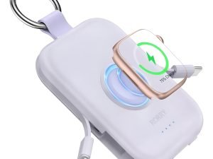 Rorry Llavero Cargador Portátil Para Apple Watch Color Violeta