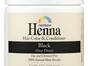 Rainbow Acondicionador Henna Hair Color Negro 113g