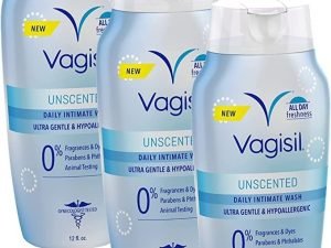 Vagisil Lavado Femenino Íntimo Diario, Sin Perfume 3 Pack