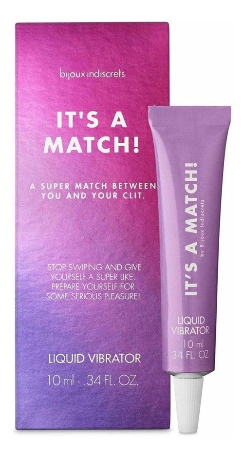 Bijoux Indiscrets It's A Match Vibrador Líquido 10ml - Image 3
