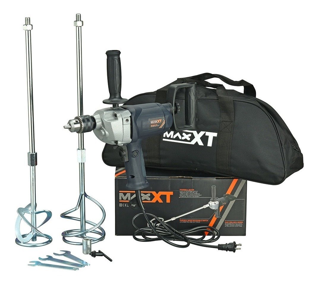 Taladro De Fuerza Y Juego De Mezclador De Cemento, Maxxt - Image 2