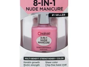 Nail-aid Manicura Desnuda 8 En 1, Transparente Francés 15 Ml