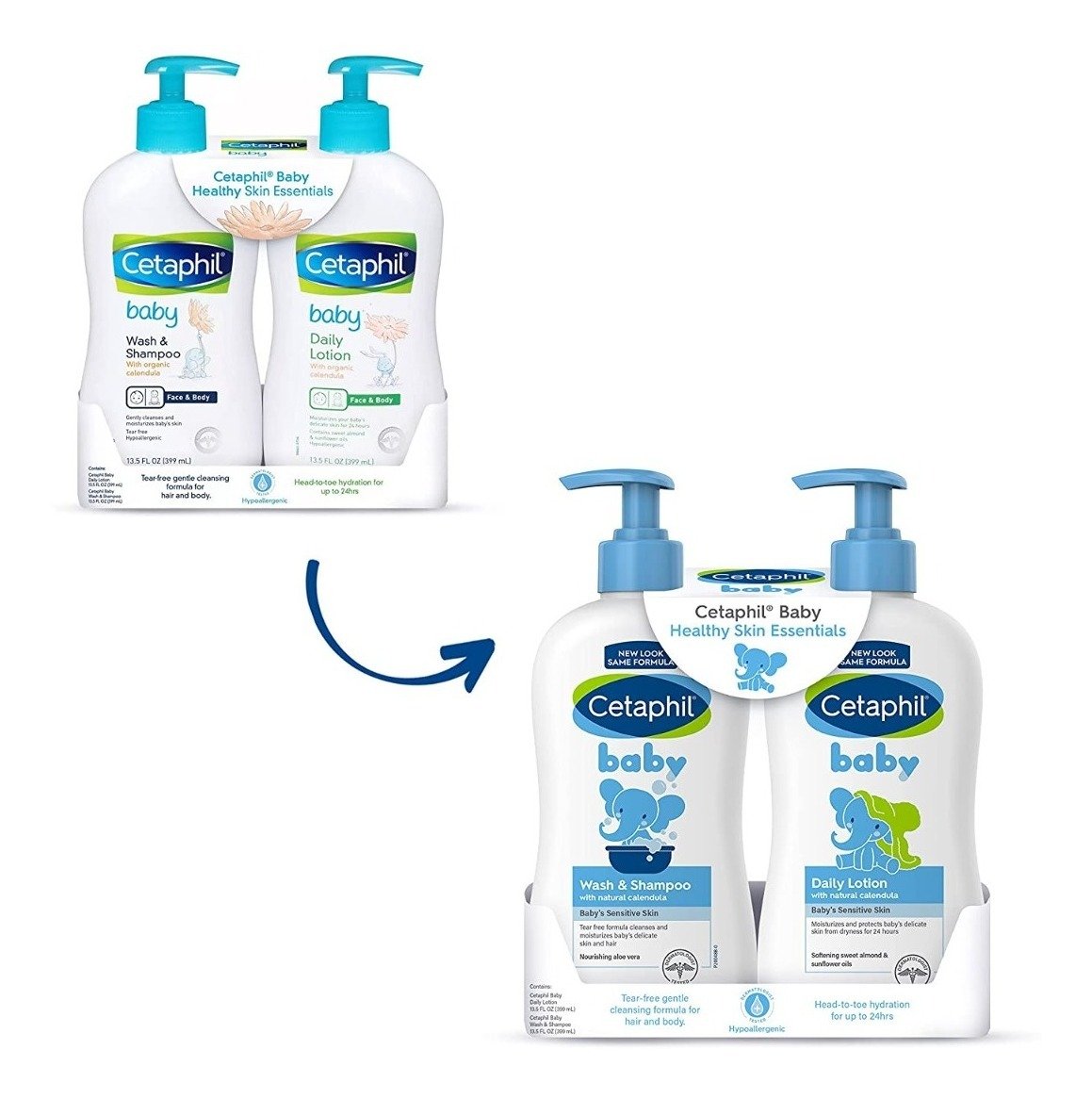 Cetaphil Pack Baby Wash & Shampoo + Daily Lotion Para Bebé - Image 2