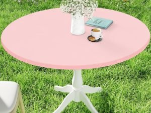 Moosfor Funda De Mantel Redondo De Elastano Impermeable 89cm