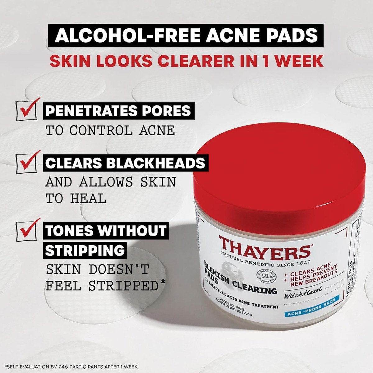 Thayers Almohadillas Exfoliantes Anti Imperfecciones 60pz - Image 2