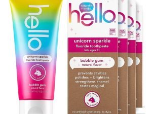 Pasta Dental Hello Kids Goma De Mascar 125ml 4 Unids