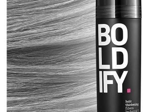 Boldify - Fibras De Pelo Para El Cabello Fino, 0.98 Oz / 28g Color Gris
