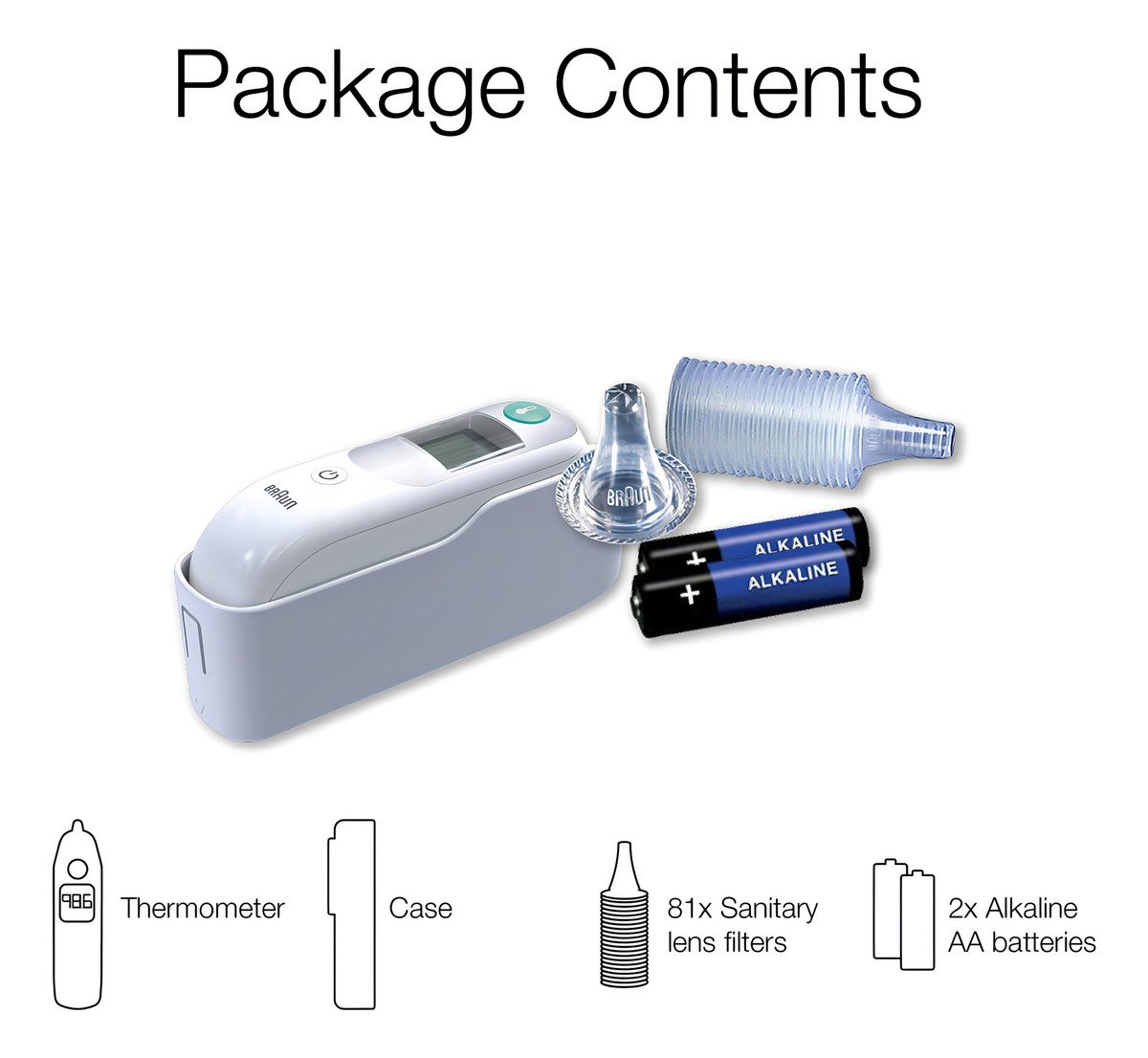 Braun Thermoscan 6, Irt - Termómetro Digital De Oído Para - Image 3