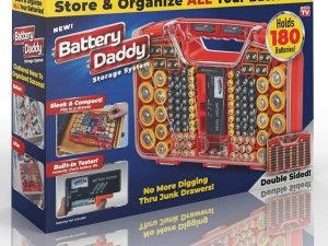 Organizador Baterías Y Estuche Almacenamiento Con Probador