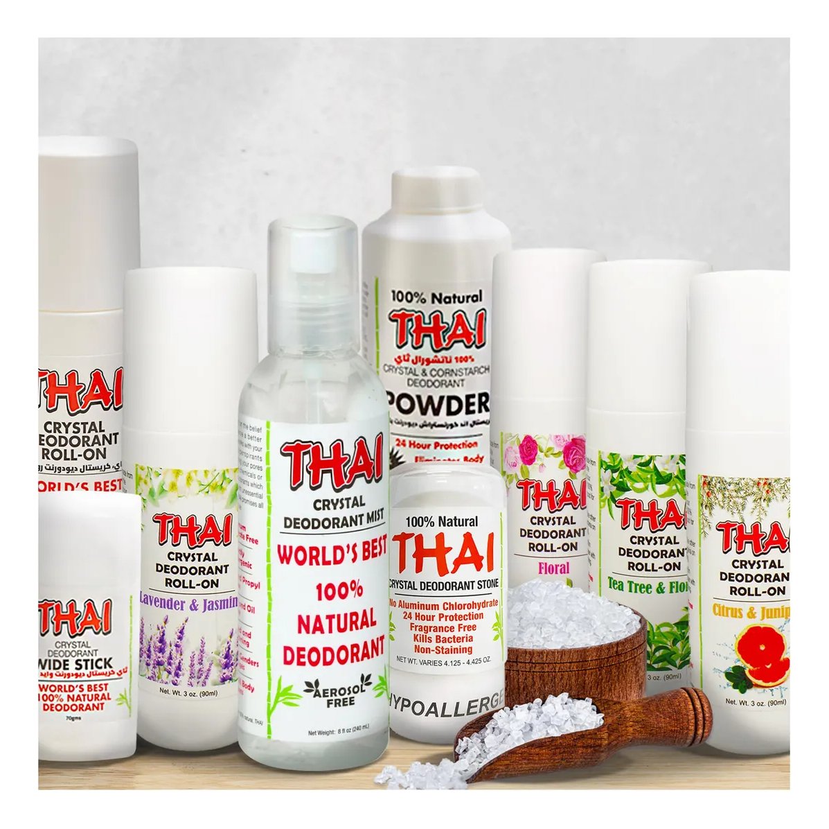 Thai Crystal Desodorante En Polvo Tailandés Stone 113g - Image 4