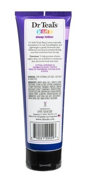 Loción Para Dormir Con Melatonina, Dr Teal's Kids, 8 Onzas - Image 3