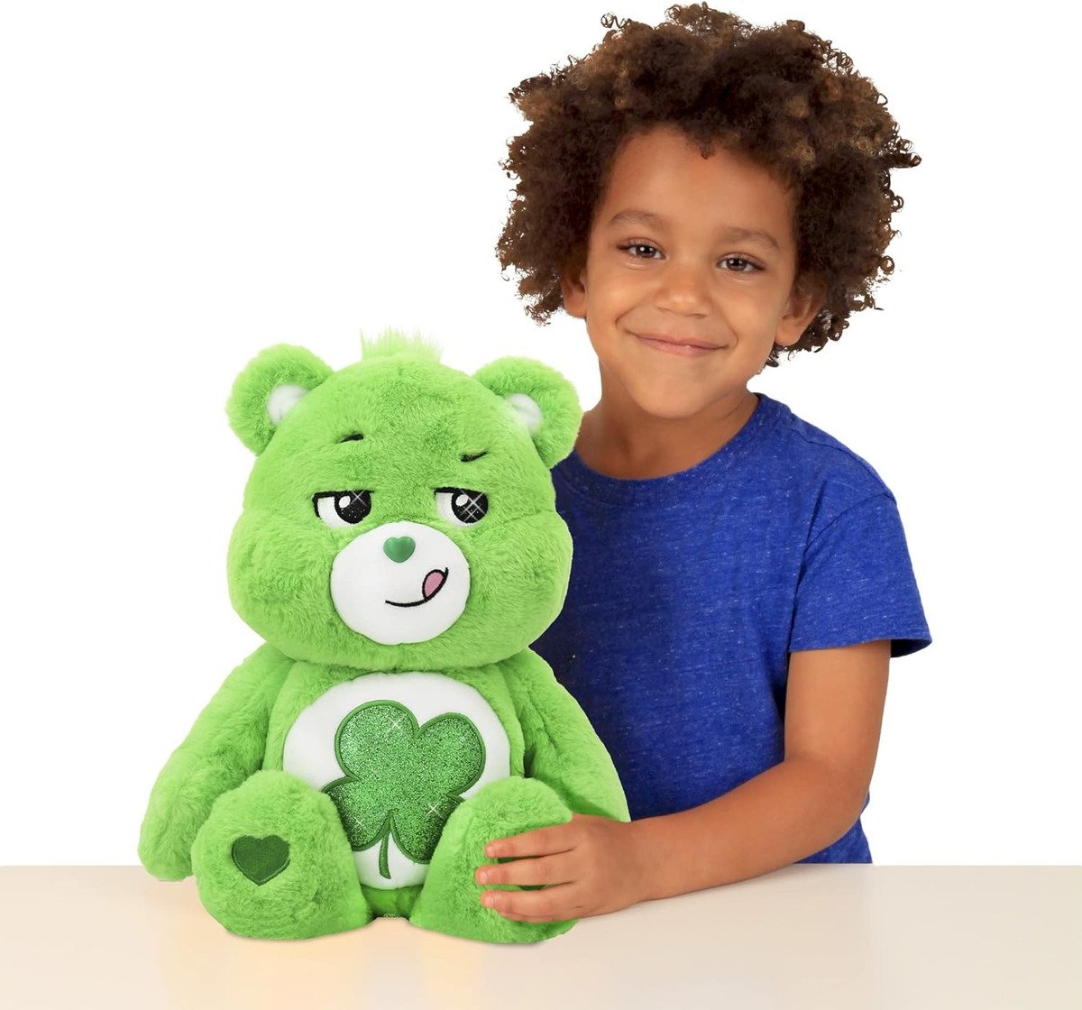 Care Bears, Peluche De 46cm, Oso De Buena Suerte Verde - Image 4
