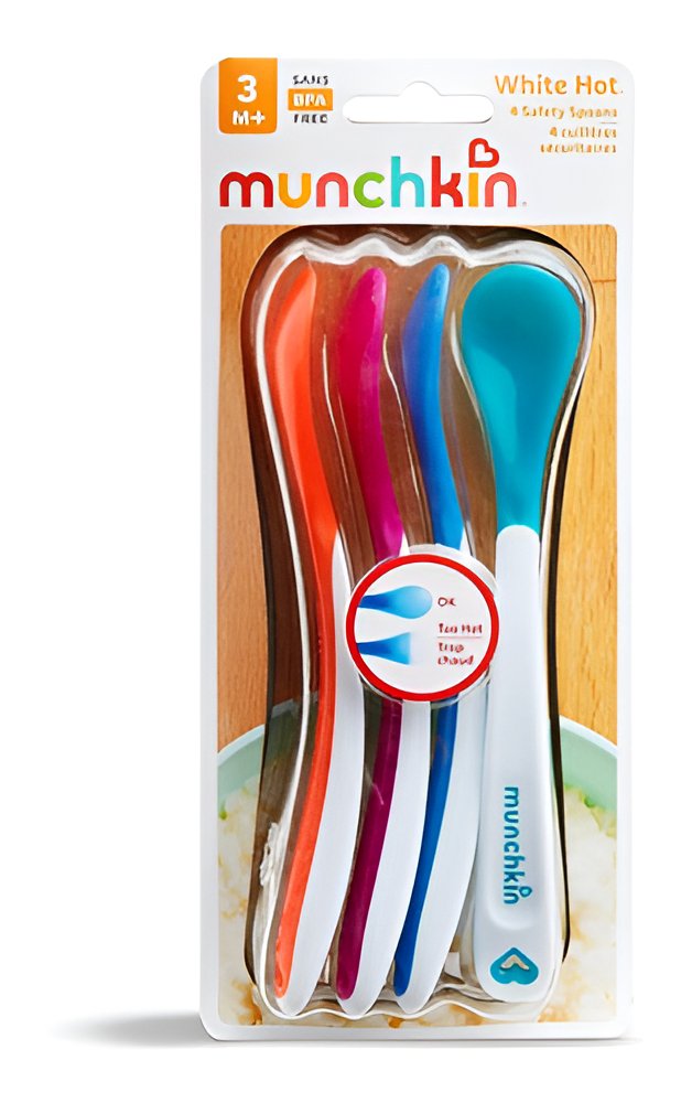 Munchkin Cucharas De Seguridad Para Bebe Punta Blanca 4pzs - Image 3