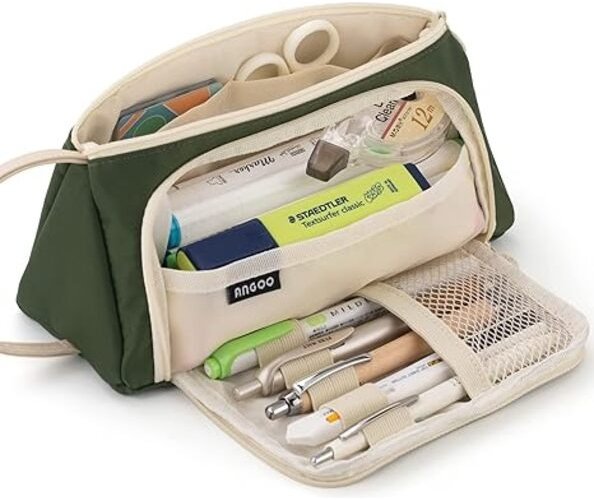 Easthill Estuche Para Lapices Gran Capacidad En Color Negro - Image 7