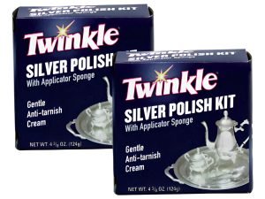 Twinkle Kit Pulido De Plata Crema Antideslustre 124g Pack 2