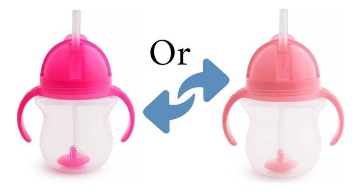 Munchkin Vaso Con Popote Antiderrame De Asas Para Bebe Color Azul - Image 4