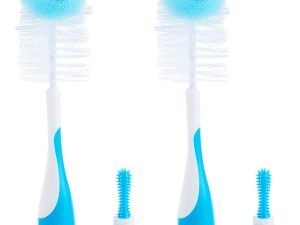 Cepillos De Limpieza Munchkin 02 Para Biberones Y Biberones Color Azul