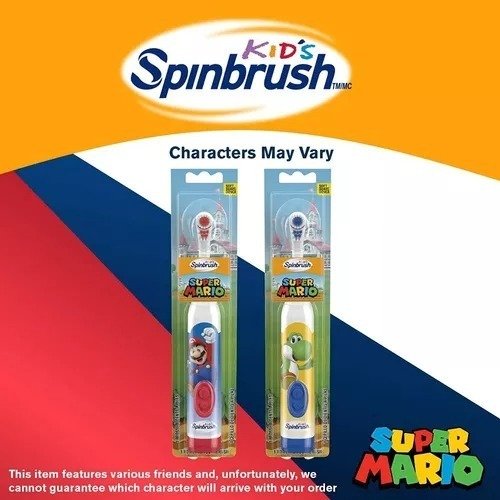 Arm & Hammer Kid 's Spinbrush, Cepillo Dental Super Mario - Image 4