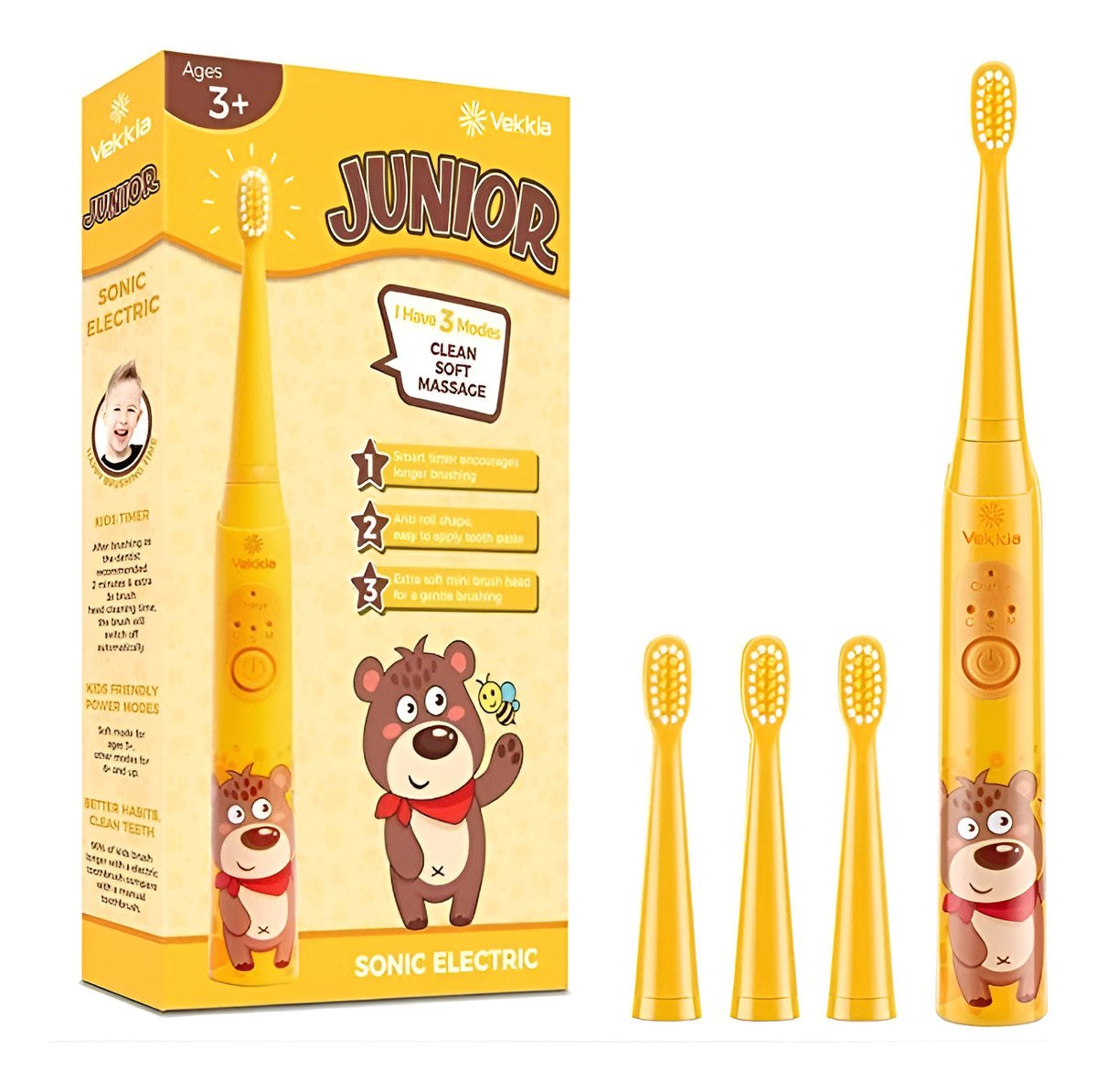 Vekkia - Cepillos De Dientes Eléctricos Para Niños - Image 5