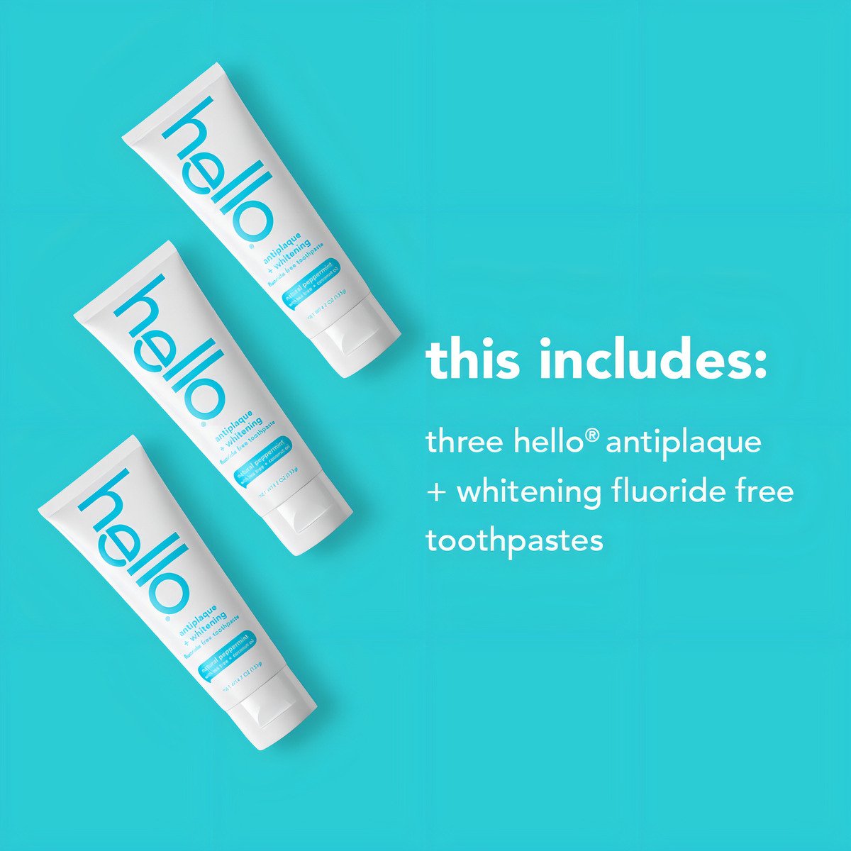 Hello Pasta De Dientes Blanqueadora Antiplaca, Pack 3 - Image 4