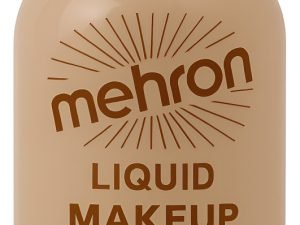 Mehron Liquid Makeup Rostro Cuerpo Y Cabello No Tóxico 133ml Color Medium Tan