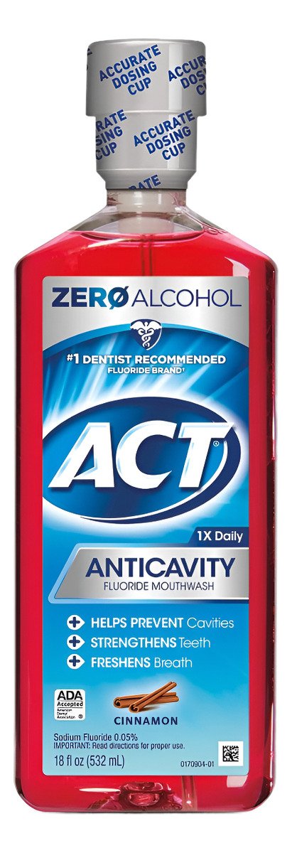 Act Enjuague Bucal Anticaries Con Fluor, Canela 532ml Pack 2 - Image 2