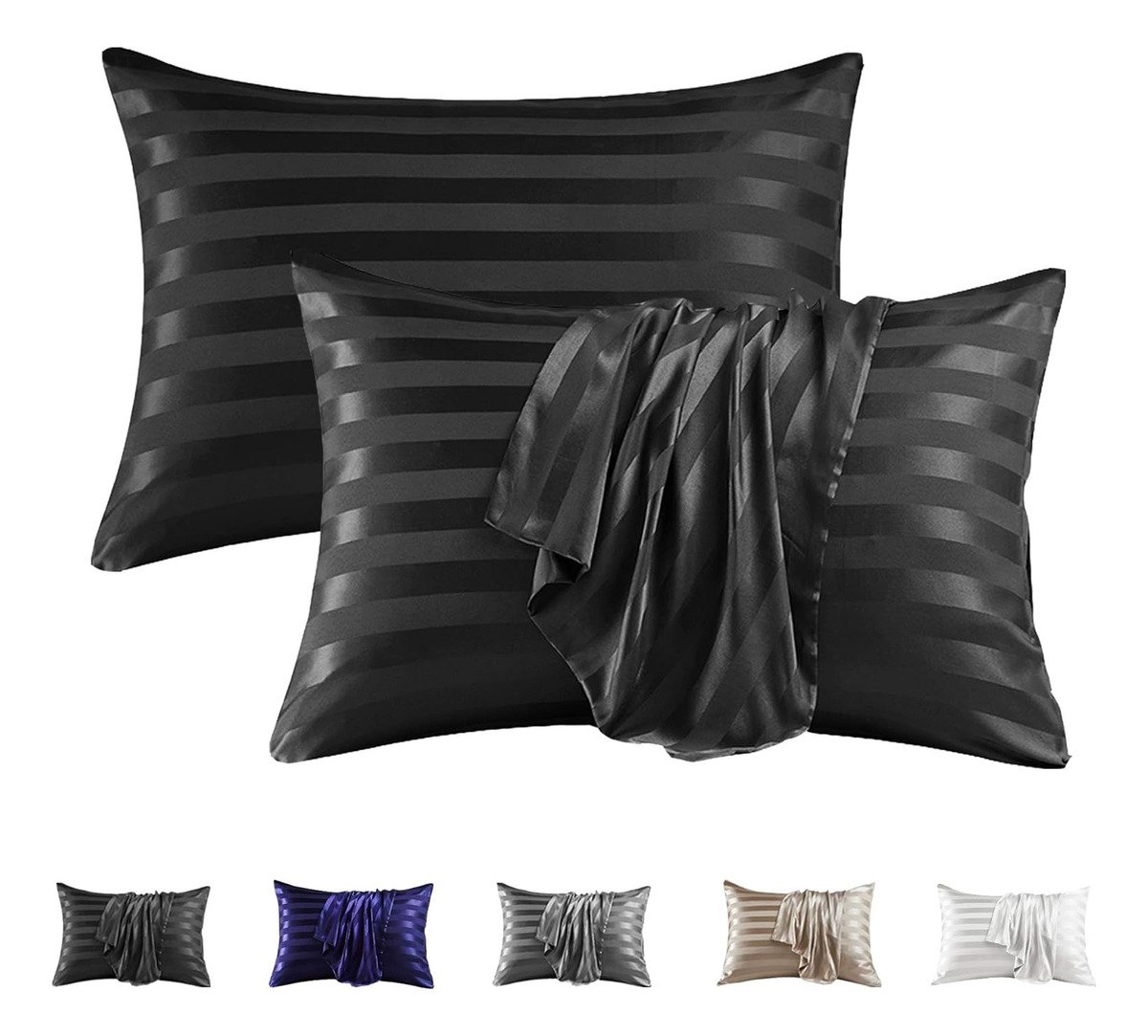 Mr&hm Funda De Almohada De Satén, Tamaño Queen - Image 3