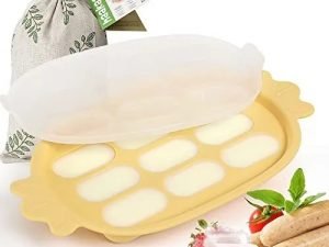 Haaka Moldes De Silicona Bandeja Para Picar Comida De Bebés