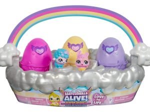 Hatchimals Alive - Cesta De Pascua Con 6 Figuras Y 3 Huevos