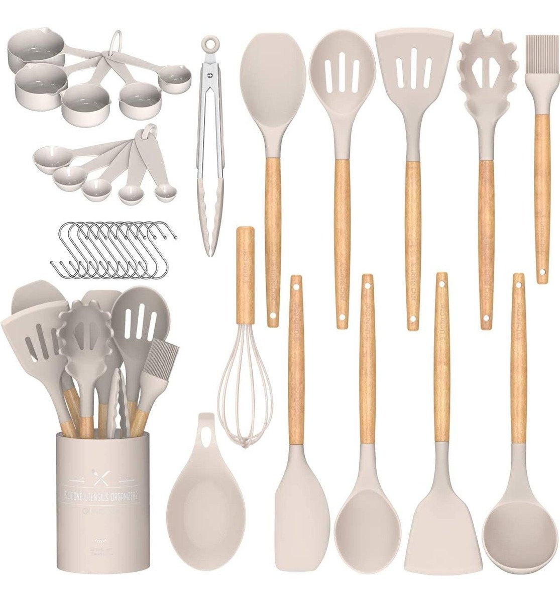Juego De Utensilios Cocina, Silicona Antiadherente, 33 Pzas - Image 12