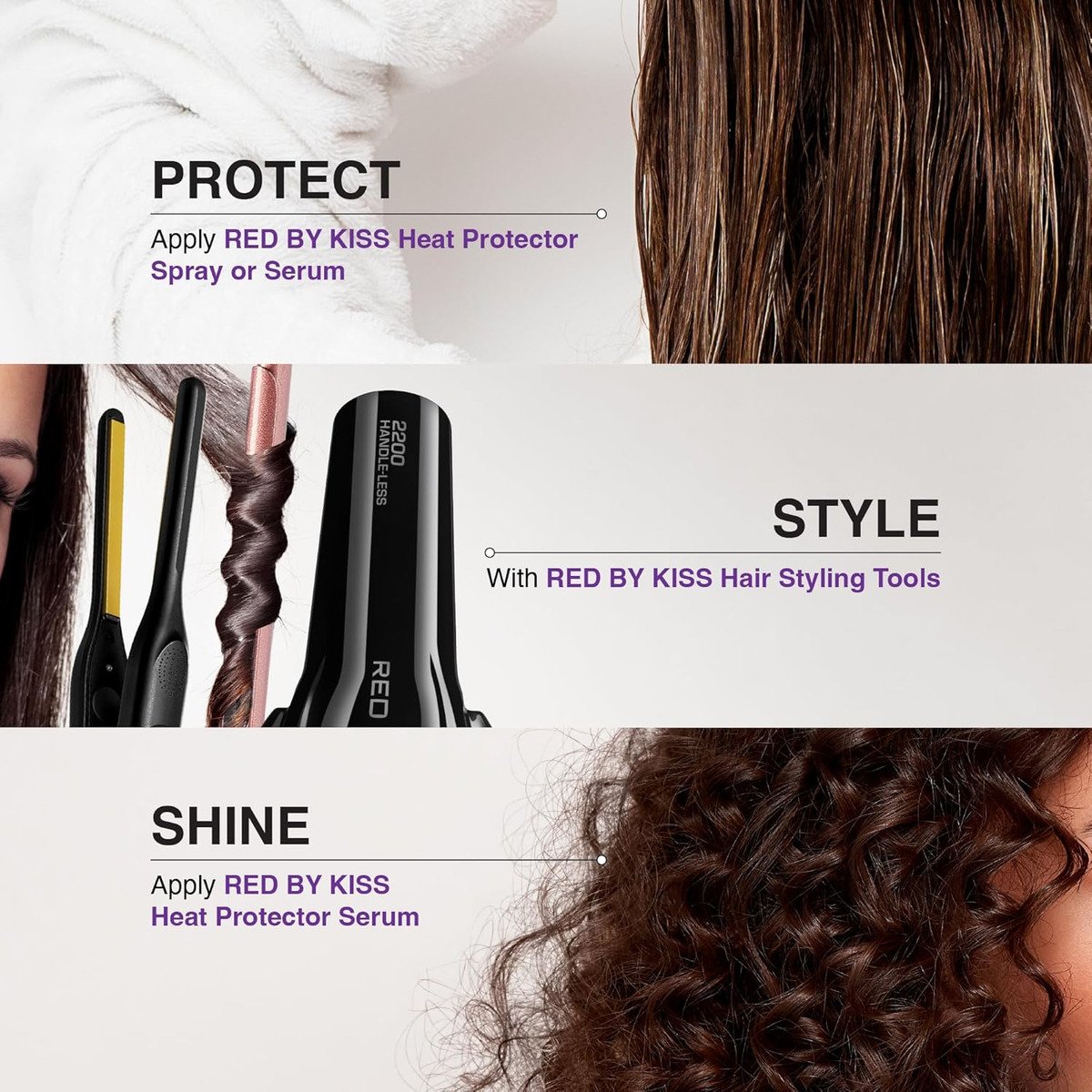 Kiss Protector Térmico Red Aceite En Spray Brilloso 177ml - Image 4