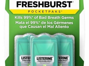 Listerine Freshburst Pocketpaks Tiras De Aliento 24und Pack3