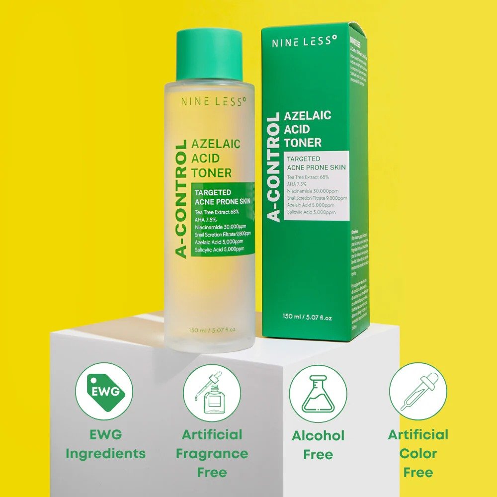 Nine Less Tónico Exfoliante A-control Ácido Azelaico 150 Ml - Image 2