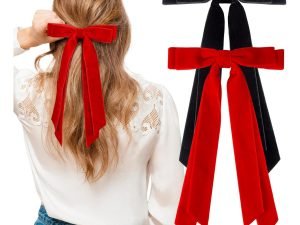 Aileam Lazos De Terciopelo Para El Cabello 2 Piezas