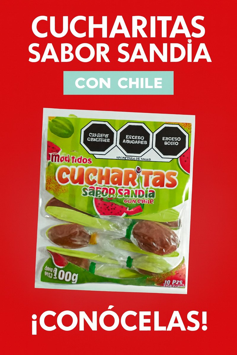 Marindos Cucharitas Con Dulce Sabor Sandia Chile 100g Pack3 - Image 2