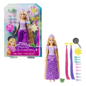 Mattel Disney Princesa Rapunzel Con Pelo De Cuentos De Hadas