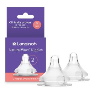 Lansinoh Tetina De Silicona De Flujo Medio (2 Unidades)
