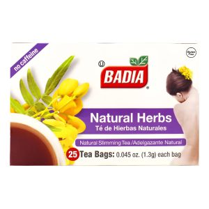 Badia Té De Hierbas Naturales 25 Bolsitas Adelgazante