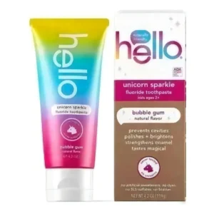 Pasta Dental Anti Caries Con Flúor Natural Hello Kid 119g